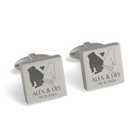 The Promise Engraved Cufflinks