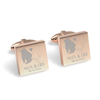 The Promise Engraved Cufflinks