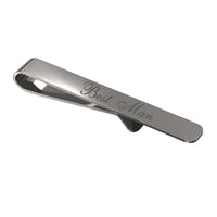 Wedding Role Best Man Engraved Tie Bar