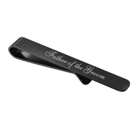 Wedding Role Father of the Groom Engraved Tie Bar