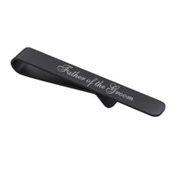 Wedding Role Father of the Groom Engraved Tie Bar