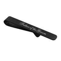 Wedding Role Father of the Groom Engraved Tie Bar