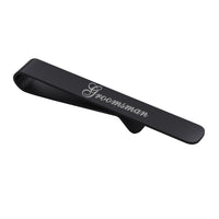 Wedding Role Groomsman Engraved Tie Bar