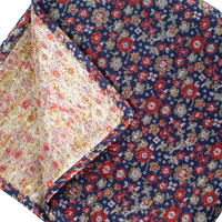 Firecracker Garden Floral Pocket Square