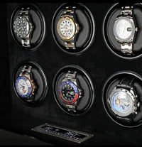 Seconds - Sydney Watch Winder Box for 9 Watches in Black