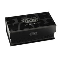 Darth Vader Matte Black Cufflinks and Tie Bar Gift Set