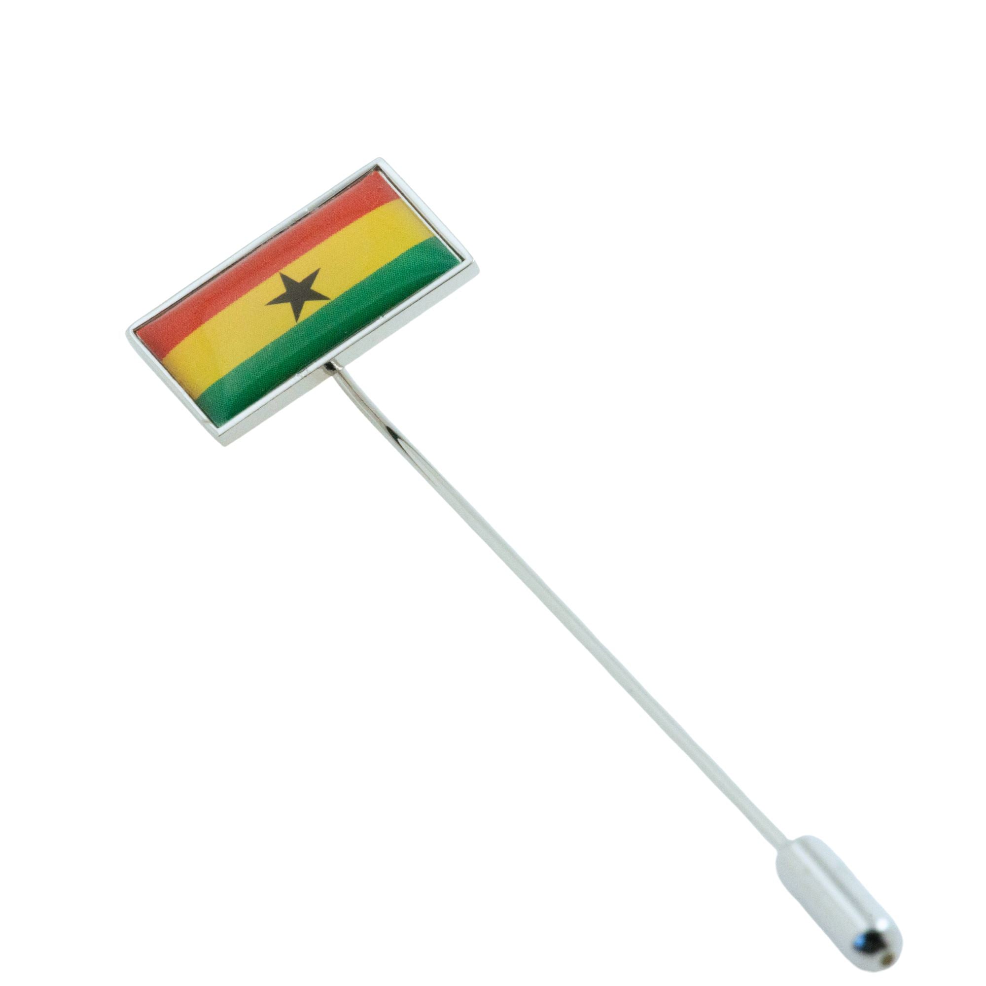 Flag of Ghana Stick Pin Lapel Pin Clinks 