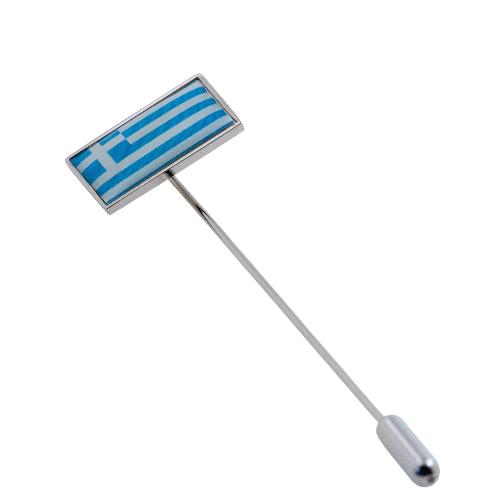 Flag of Greece Stick Pin Lapel Pin Clinks 