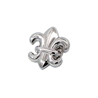 Fleur De Lis Lapel Pin in Silver Lapel Pin Clinks Default