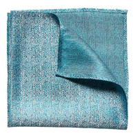 Teal Textured Pocket Square