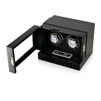 Seconds - Sydney Watch Winder Box for 2 Watches in Black (b) Seconds Clinks