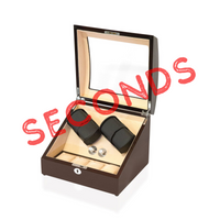 Seconds - Avoca Watch Winder Box 4 + 4 Watches in Mahogany (I)