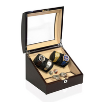 Seconds - Avoca Watch Winder Box 4 + 4 Watches in Mahogany (I)