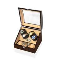 Seconds - Avoca Watch Winder Box 4 + 4 Watches in Mahogany (I)