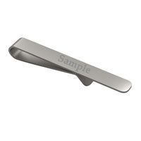 Engravable Tie Bars Curved End