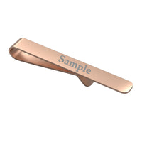 Engravable Tie Bars Curved End