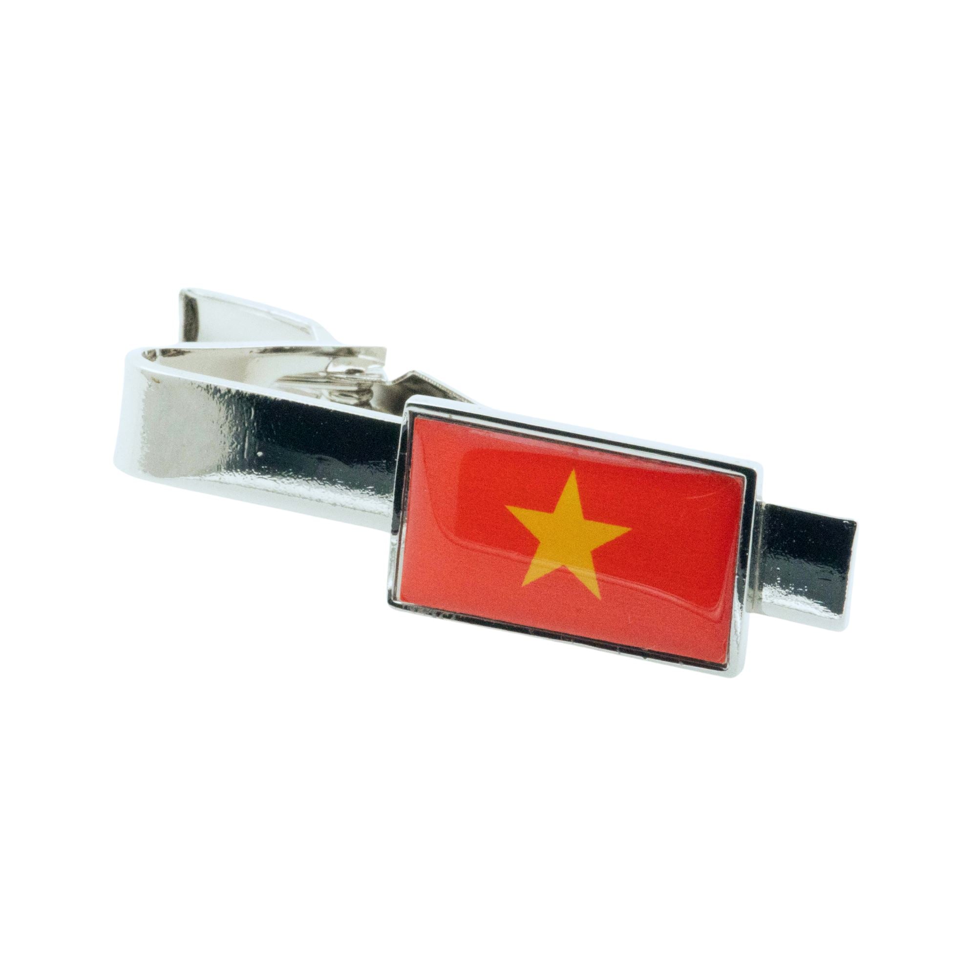 Flag of Vietnam Tie Clip Tie Clips Clinks 