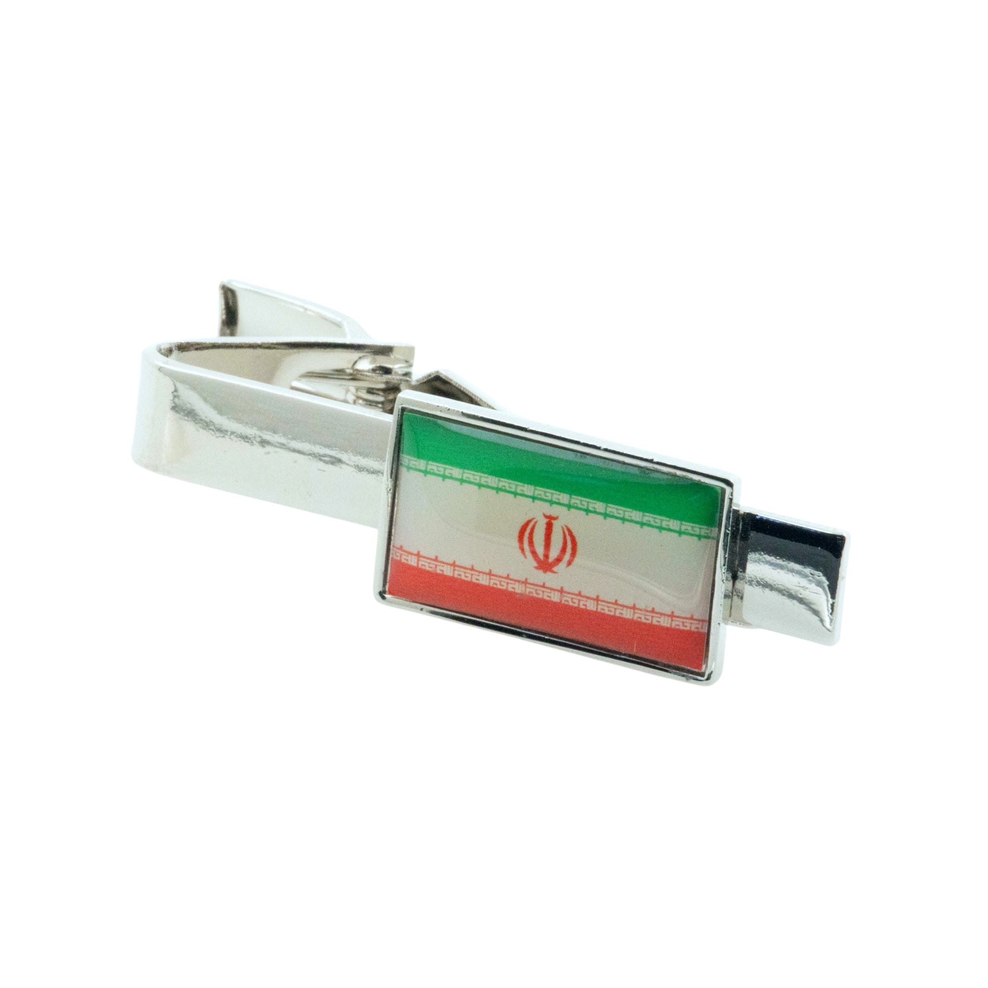 Flag of Iran Tie Clip Tie Clips Clinks 