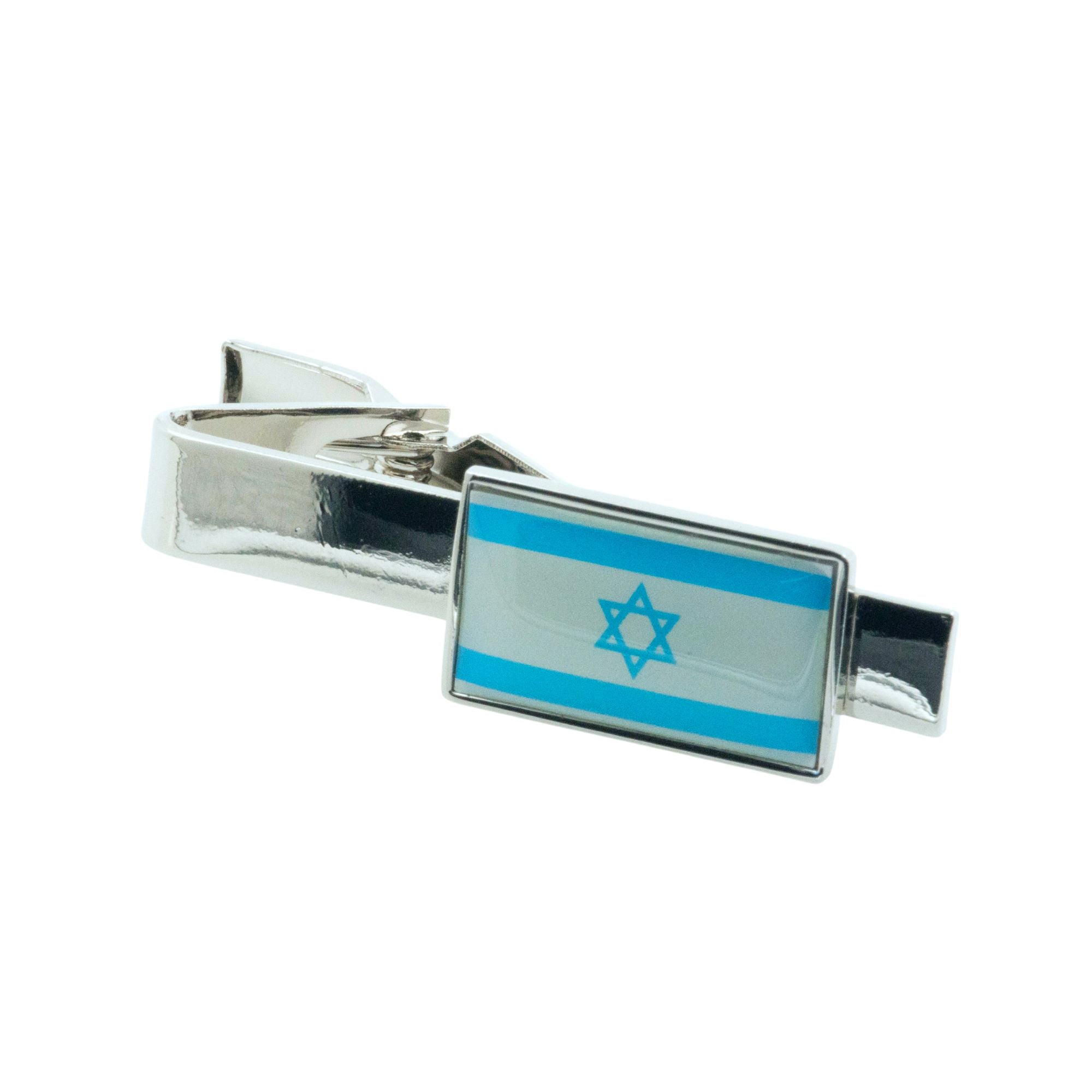 Flag of Israel Tie Clip Tie Clips Clinks 