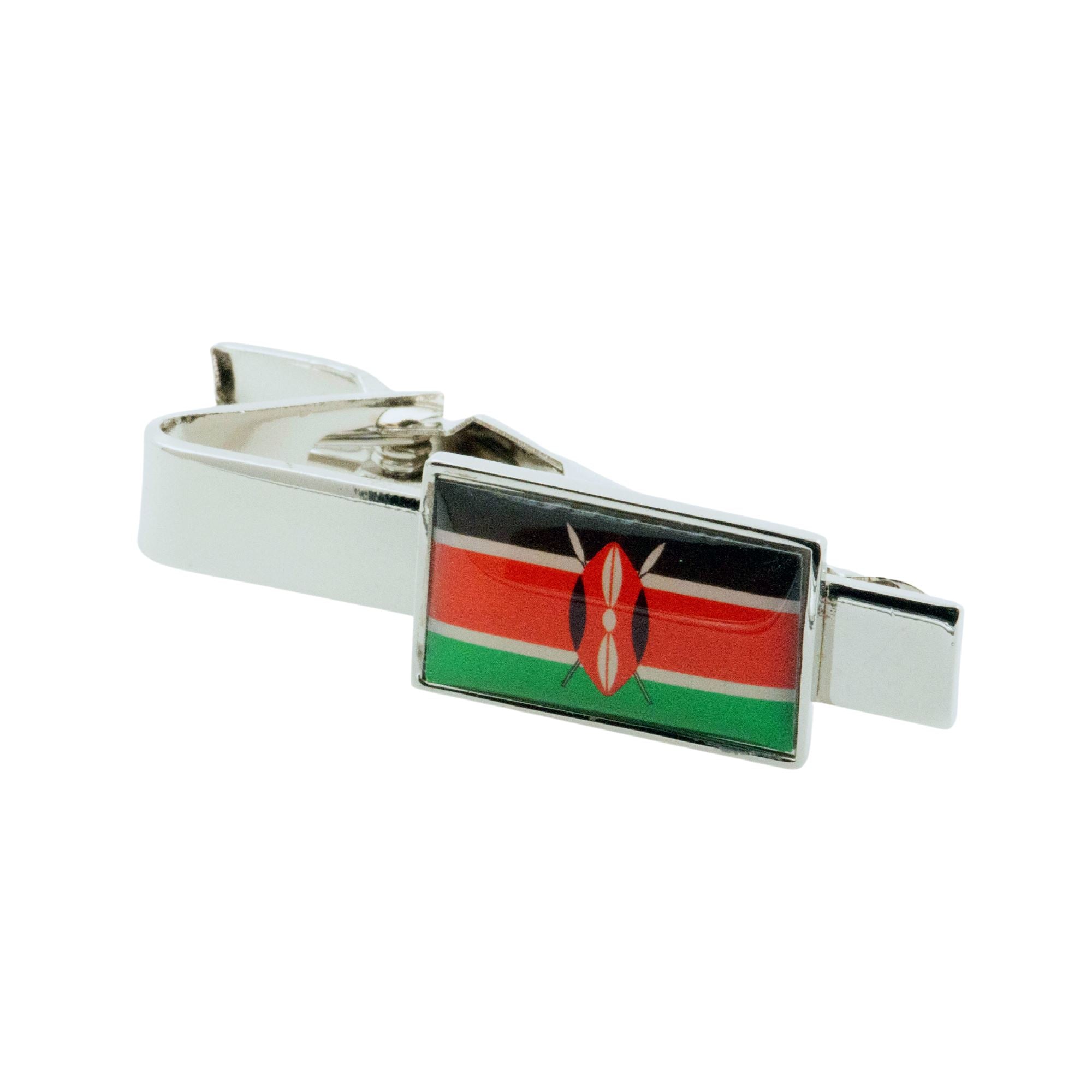 Flag of Kenya Tie Clip Tie Clips Clinks 