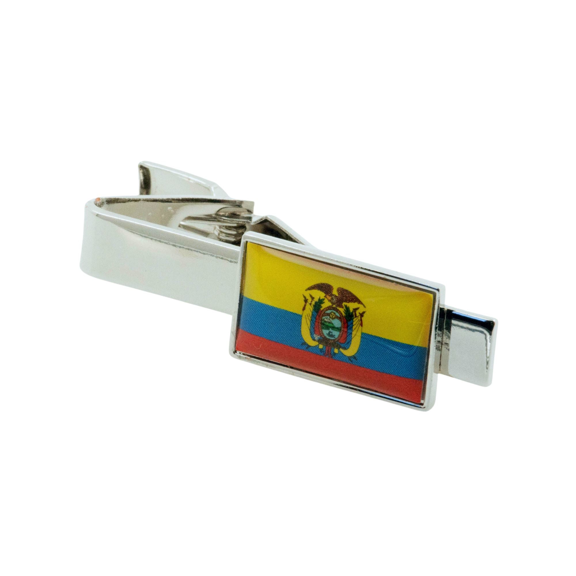 Flag of Ecuador Tie Clip Tie Clips Clinks 