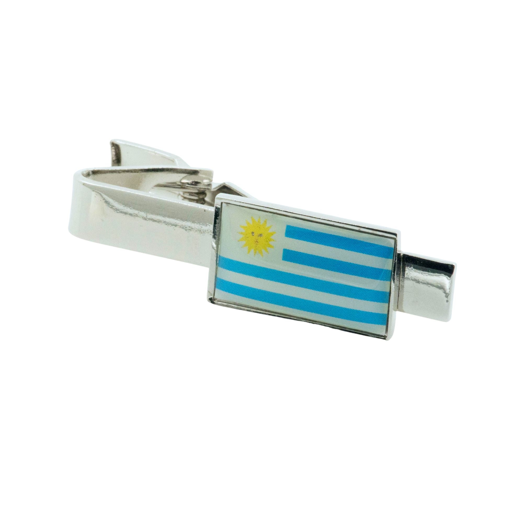 Flag of Uruguay Tie Clip Tie Clips Clinks 