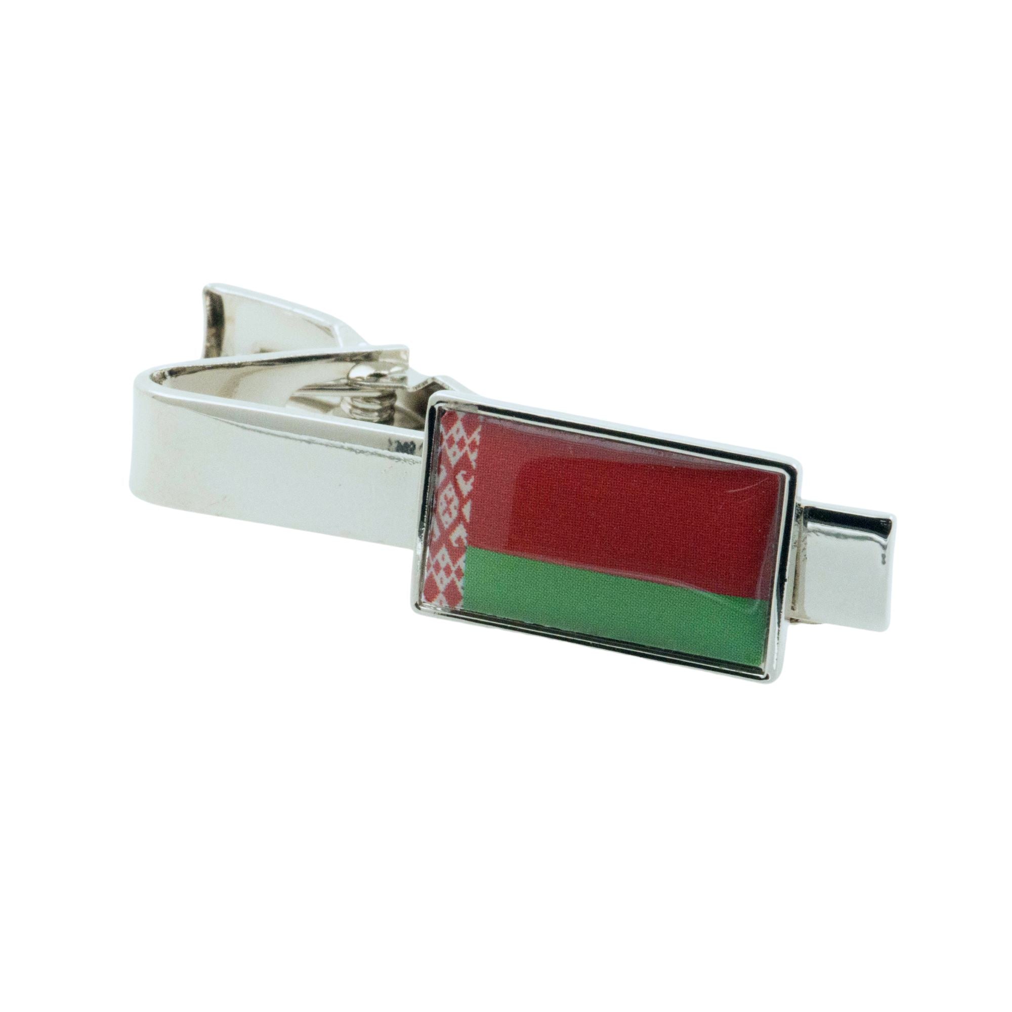 Flag of Belarus Tie Clip Tie Clips Clinks 