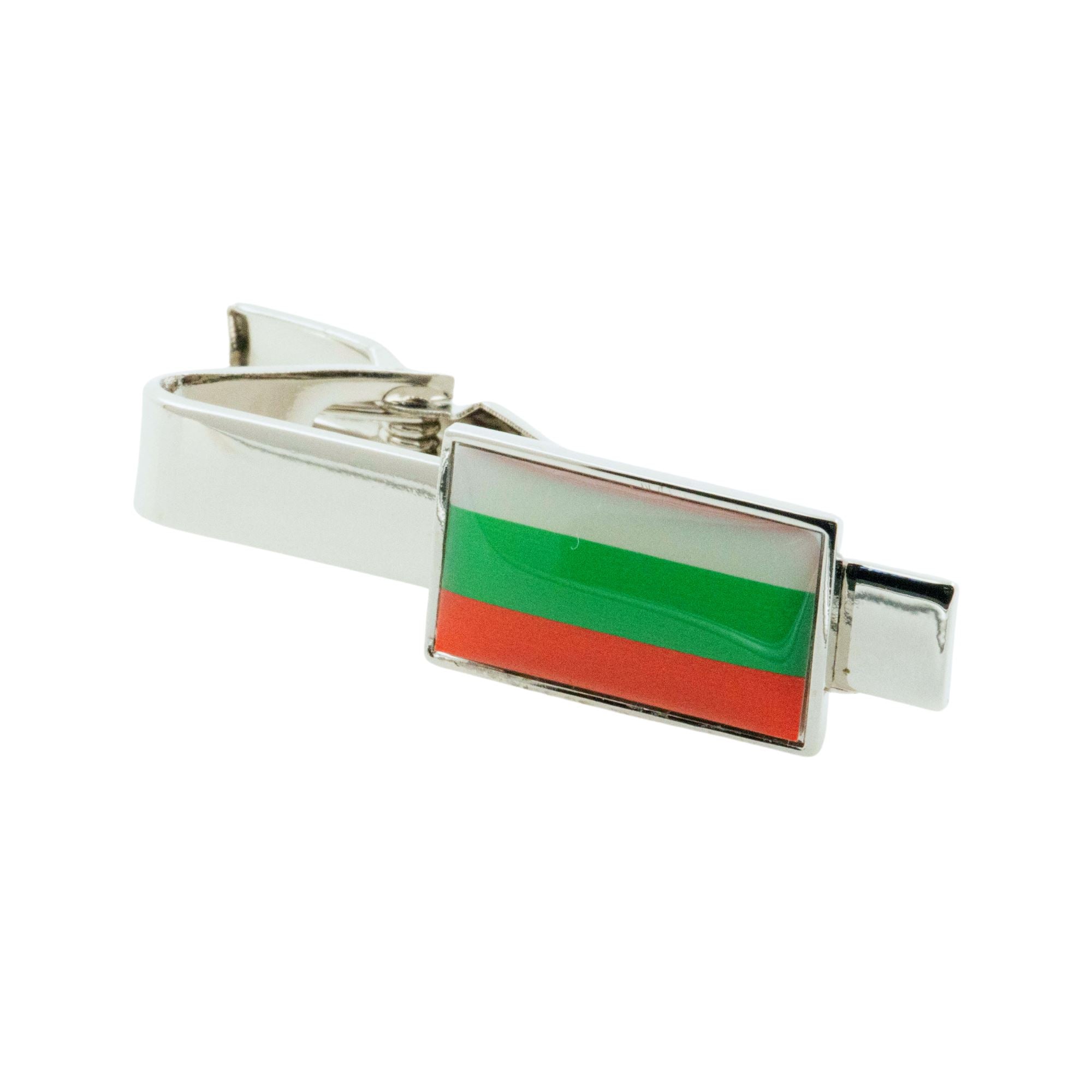 Flag of Bulgaria Tie Clip Tie Clips Clinks 