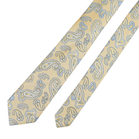 Lemon Silk Paisley Tie