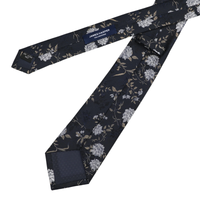 Navy Silk Floating Tie