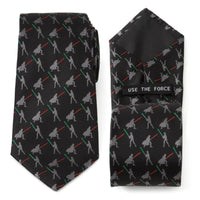 Vader v. Luke Battle Lightsaber Star Wars Black Mens Tie Ties Star Wars