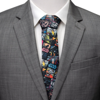 Star Wars Comic Black Men's Tie