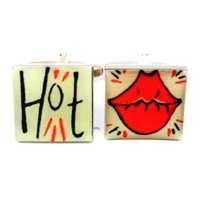 Hot Lips 2 Cufflinks