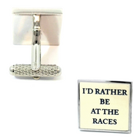 I'd rather be at the Races Cufflinks