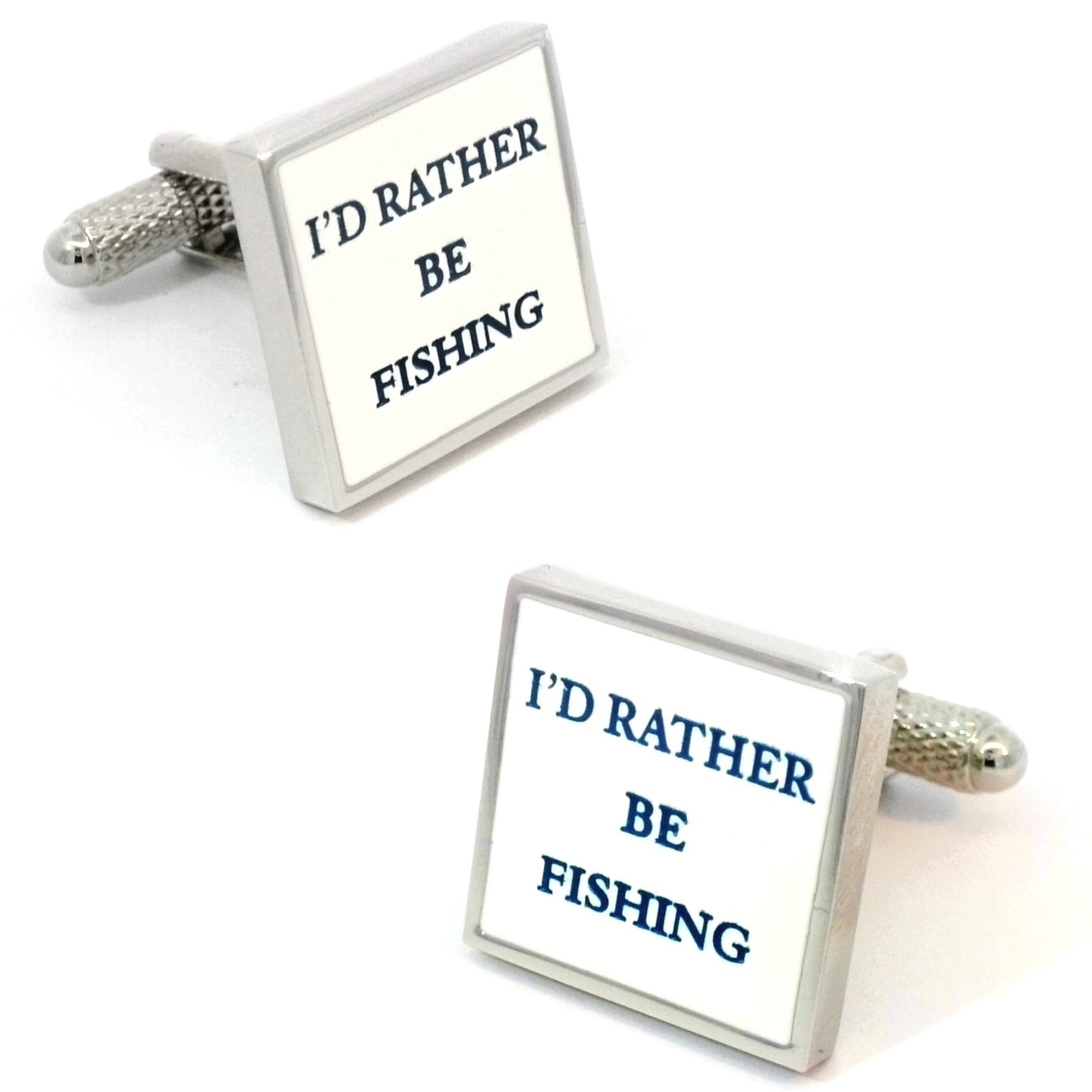 I'd rather be Fishing Cufflinks