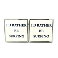 I'd rather be Surfing Cufflinks