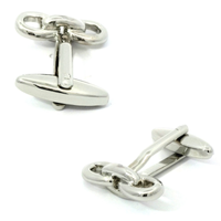 Interlinked Chain Links Cufflinks