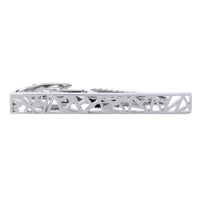 Geometric Shapes Silver Tie Clip Tie Bars Clinks Australia