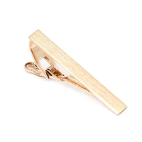 Brushed Rose Gold Tie Clip Tie Clips Clinks Australia