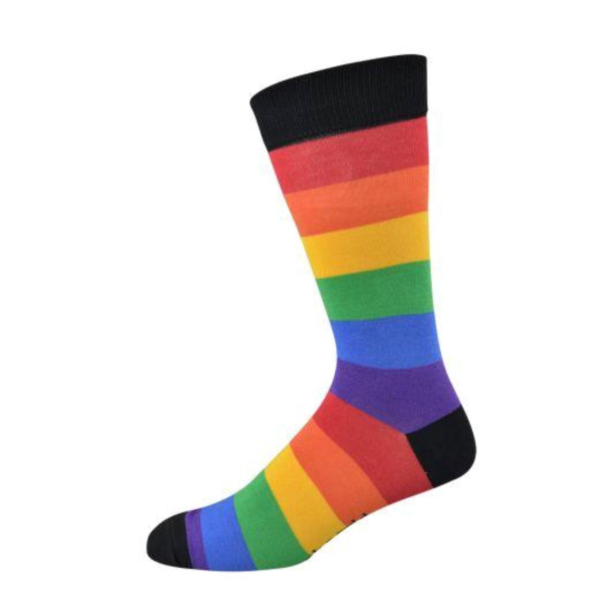 Mens Rainbow Proud Sock Socks Bamboozld Default 